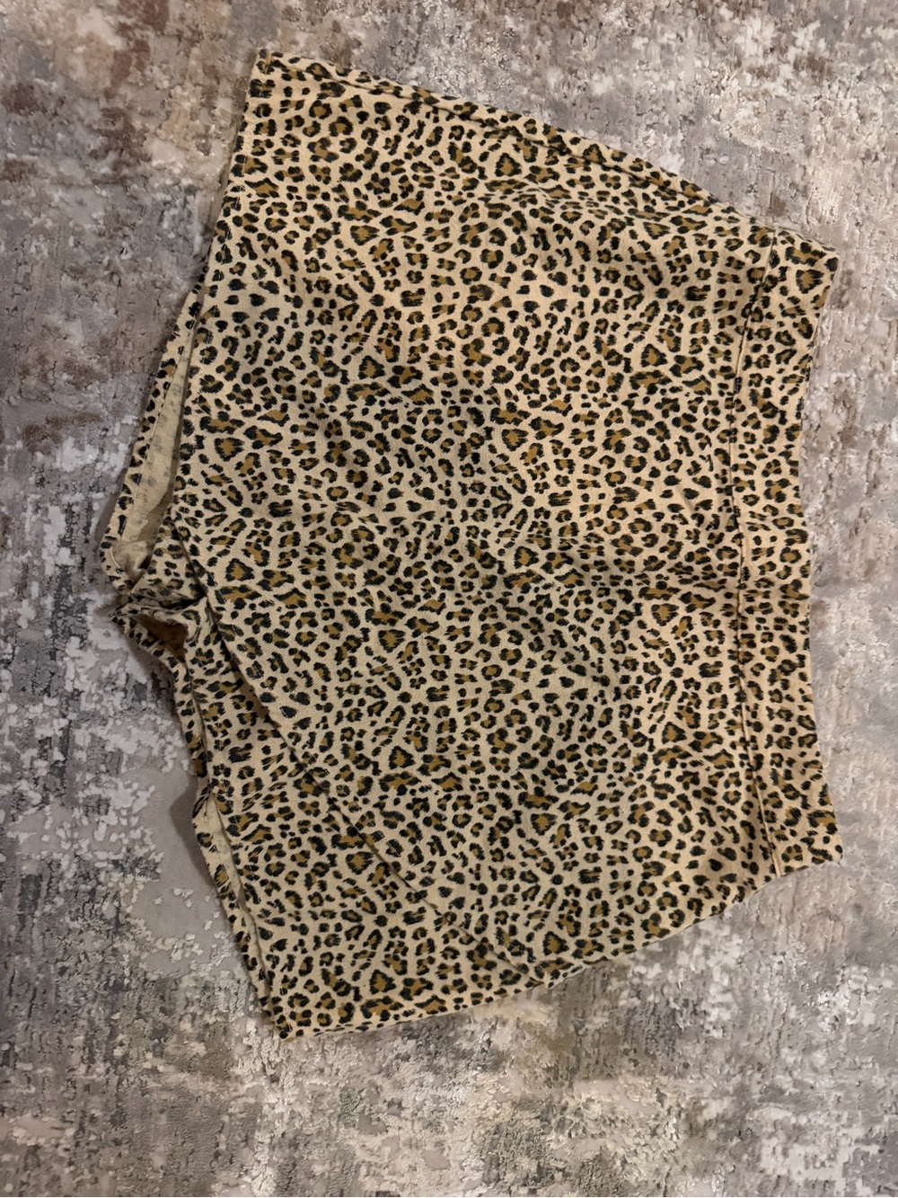 Leopard Print Skirt - Tan Animal Print
